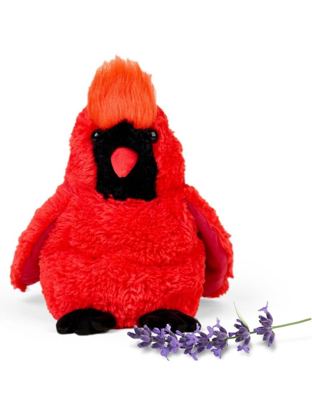 Cozy Microwavable Weighted Stuffed Animal - Red Cardinal Plush Toy for All Ages